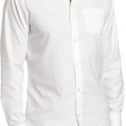 Cheap Jet Set Uniforms Store 23 Lee Men's White Long Sleeve Oxford Shirt E9341 Sizes S To 3XL