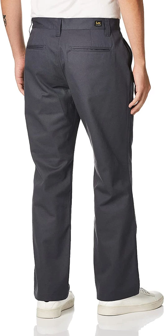 Lee Men's Grey Classic Fit College Pant K9439YL <br> Sizes 30 To 42 5 Lee Men's Grey Classic Fit College Pant K9439YL Sizes 30 To 42