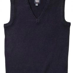 French Toast Mens Navy V-Neck Sleeveless Sweater Sizes Small & Medium