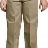 Dickies School Dickies Boys Khaki Husky Pant KP0123 Flex Waist Flat Front Sizes 08H To 18H
