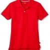 Lee Uniform Short Sleeve Kids Pique Polo - RedSizes XS - XXL