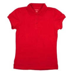 Classic Girls Junior Short Sleeve Polo ShirtSizes Small - Large Red, Blue, Navy, Pink, White