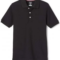 French Toast Mens Short Sleeve Pique Polo Shirt SA9084Y Size S To 3XL White, Light Blue, Black, Navy, Heather Gray, Gold, Royal Blue, Yellow