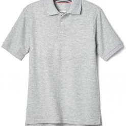 French Toast Mens Short Sleeve Pique Polo Shirt SA9084Y Size S To 3XL White, Light Blue, Black, Navy, Heather Gray, Gold, Royal Blue, Yellow