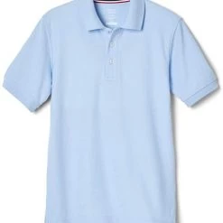 French Toast Mens Short Sleeve Pique Polo Shirt SA9084Y Size S To 3XL White, Light Blue, Black, Navy, Heather Gray, Gold, Royal Blue, Yellow