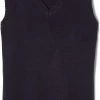 Girls French Toast Kids Navy V-Neck Sleeveless SweaterSizes XS - XXL