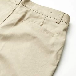 French Toast Men's Khaki Pleated School Pants SK9103Y Relaxed Fit Sizes 31 To 38
