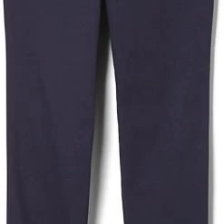 French Toast Womens Navy Straight Leg Pant Adjustable Waist SK9490 Size 10 Women/Junior