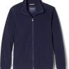 French Toast Unisex Navy Full Zip Micro Fleece Jacket SP9147 Sizes XS & S
