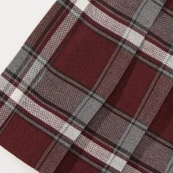 French Toast Juniors Burgundy Plaid Pleated Skirt SV9002JL Sizes 3 - 13