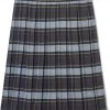 Girls Blue / Gold Plaid Pleated Skirt SV9098-G1 French Toast Uniforms Sizes 16-20