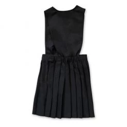 French Toast Girls V-Neck Pleated Jumper Sizes 4 - 20 Burgundy, Gray, Navy, Hunter Green, Khaki, Black