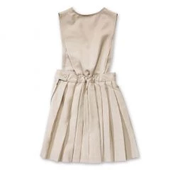 French Toast Girls V-Neck Pleated Jumper Sizes 4 - 20 Burgundy, Gray, Navy, Hunter Green, Khaki, Black