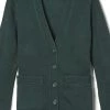 Girls French Toast Kids Anti-Pill V-Neck Cardigan Sweater X9000 Sizes XS - XXL Hunter Green, Navy, Burgundy, Black