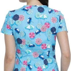 Dickies Medical Dickies Women's V-Neck Print Scrub Top DK700 MESH Size XXS To M Womens Medical