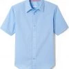 French Toast Boys Light Blue Husky Short Sleeve Dress Shirt SE9005H Sizes 12H To 18H