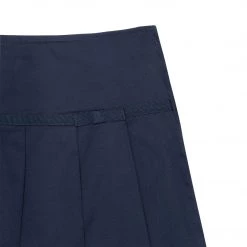 French Toast Toddlers Pleated Skort With Grosgrain Ribbon Sizes 2T - 4T Khaki, Navy
