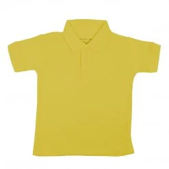 Galaxy Toddlers Unisex Short Sleeve Pique Polo Size 2T - 4T White, Burgundy, Light Blue, Hunter Green, Red, Navy, Purple, Yellow, Gold, Orange, Royal Blue